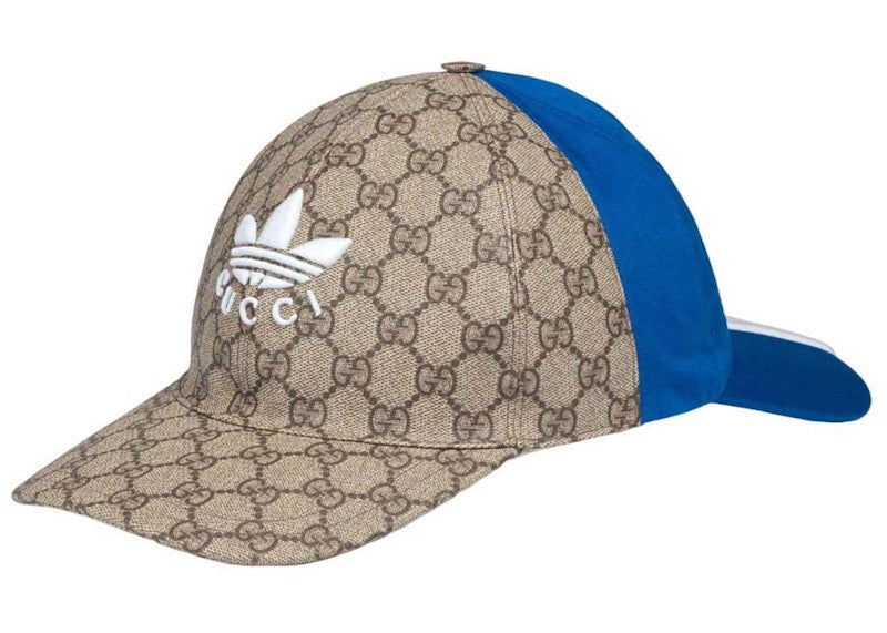Gucci x adidas Double Sided Baseball Cap Blue/Beige
