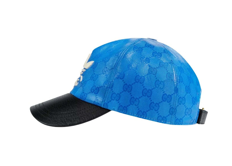 Gucci x adidas GG Allover Logo Cap Blue/Black