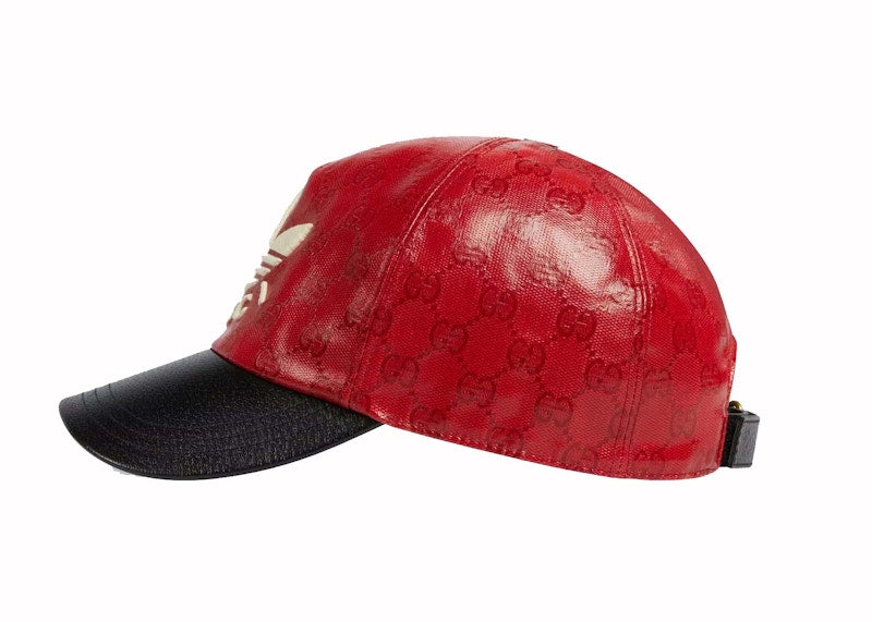 Gucci x adidas GG Allover Logo Cap Red/Black