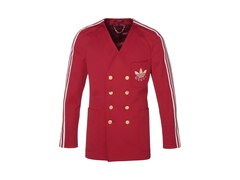 Gucci x adidas Polyester Fromal Jacket Red