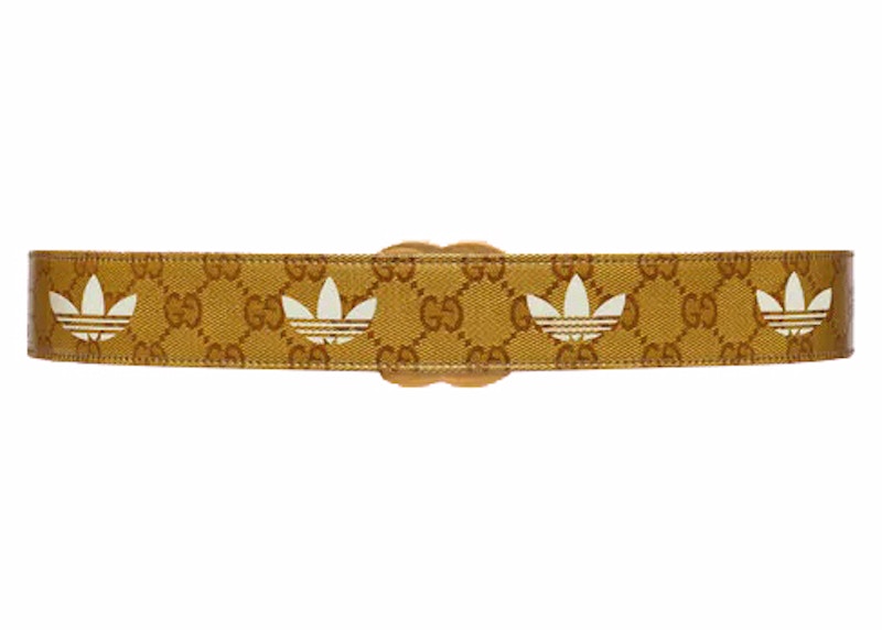 Gucci x adidas GG Marmont Belt Beige/Brown