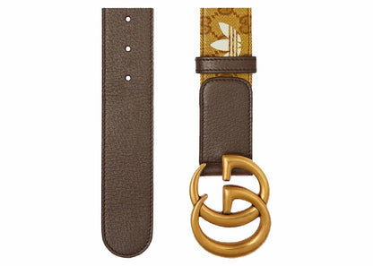 Gucci x adidas GG Marmont Belt Beige/Brown