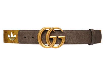 Gucci x adidas GG Marmont Belt Beige/Brown