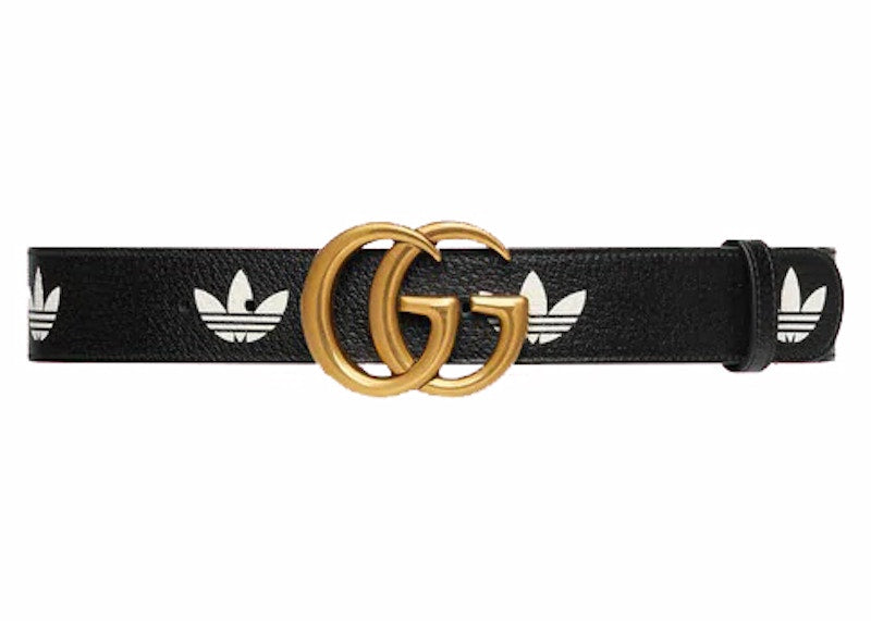Gucci x adidas GG Marmont Belt Black/White