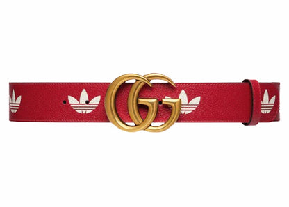 Gucci x adidas GG Marmont Belt Red