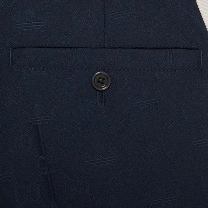 Gucci x adidas GG Trefoil Jacquard Logo Pant Dark Blue