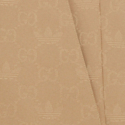 Gucci x adidas GG Trefoil Jacquard Shorts Beige
