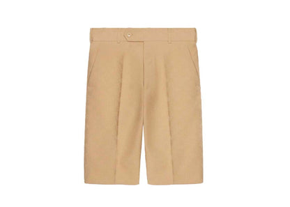 Gucci x adidas GG Trefoil Jacquard Shorts Beige