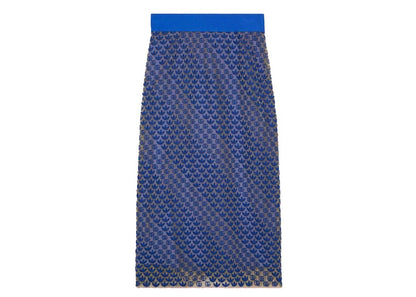 Gucci x adidas GG Tulle Skirt Blue
