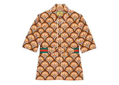 Gucci x adidas Interlocking G And Trefoil Jacket Beige/Brown