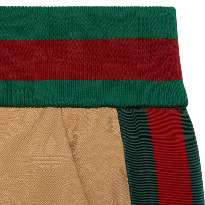 Gucci x adidas Jacquard Shorts Beige