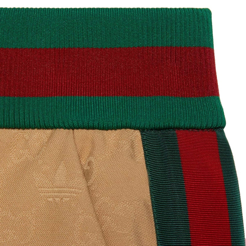 Gucci x adidas Jacquard Shorts Beige