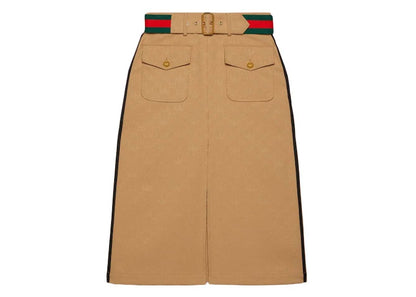 Gucci x adidas Jacquard Skirt Beige