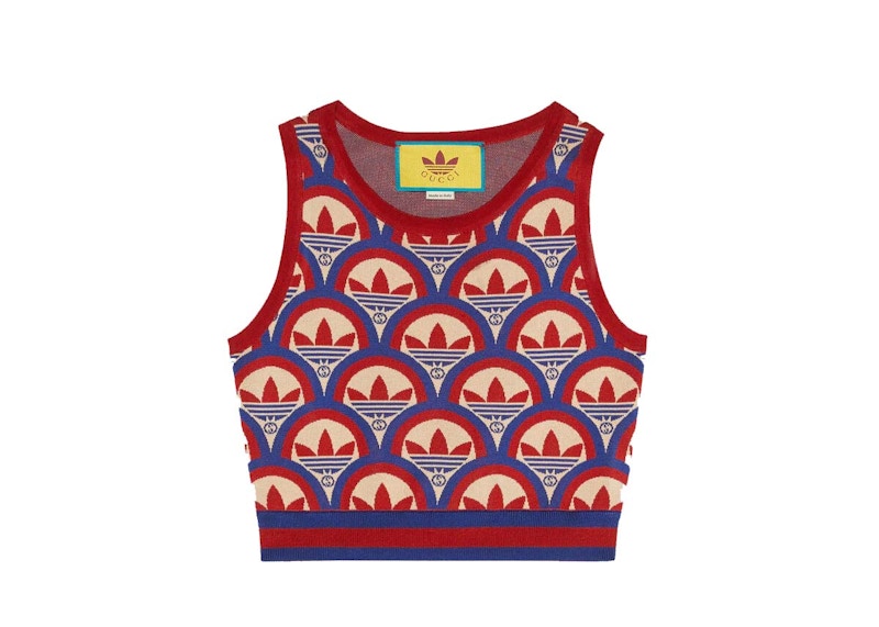 Gucci x adidas Jacquard Top Red/Blue