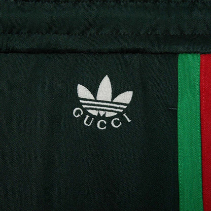 Gucci x adidas Jersey Shorts Dark Green