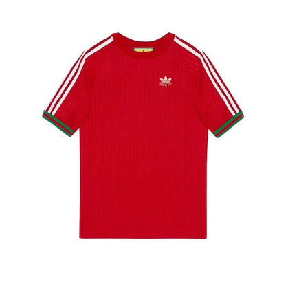 Gucci x adidas Jersey T-shirt Red