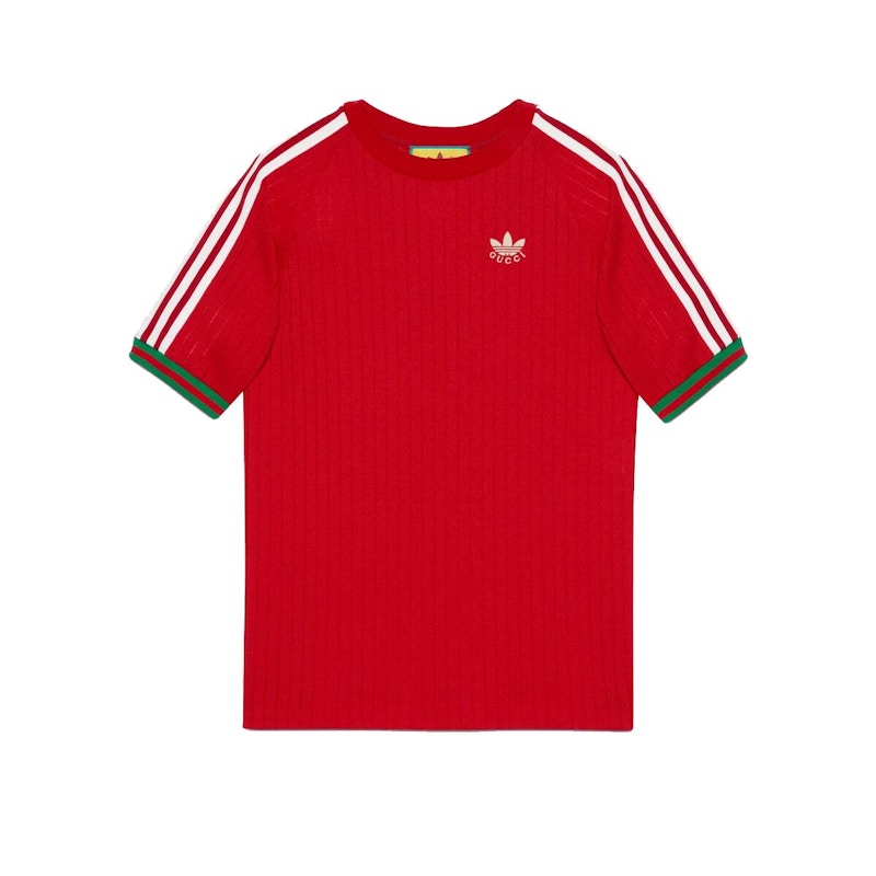 Gucci x adidas Jersey T-shirt Red