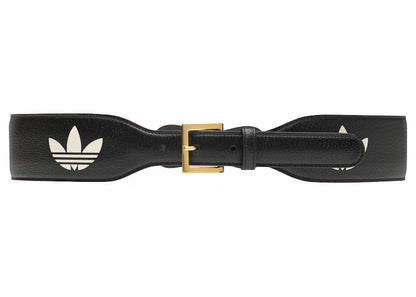 Gucci x adidas Leather Horsebit Belt Black