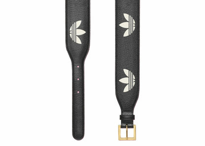Gucci x adidas Leather Horsebit Belt Black