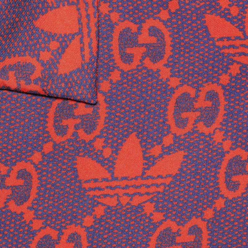 Gucci x adidas Macro GG Bowling Shirt Purple/Red