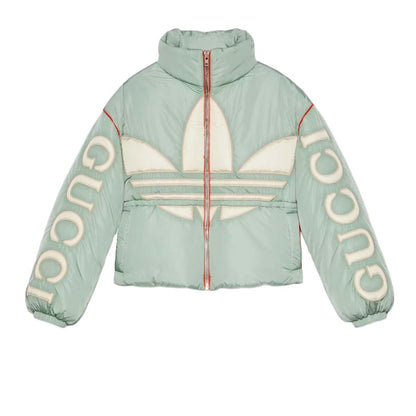 Gucci x adidas Padded Nylon Bomber Mint Green