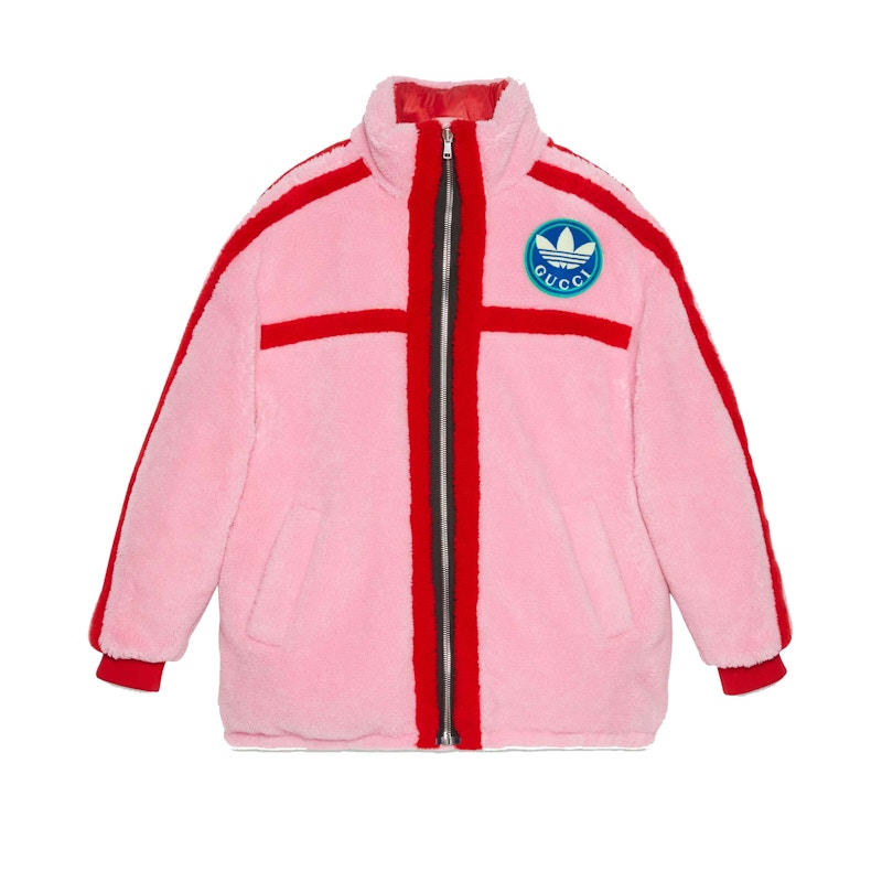 Gucci x adidas Reversible Bomber PinkRed/Ivory