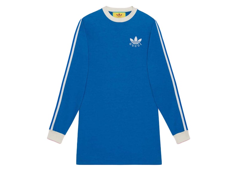 Gucci x adidas T-Shirt Dress Cobalt Blue