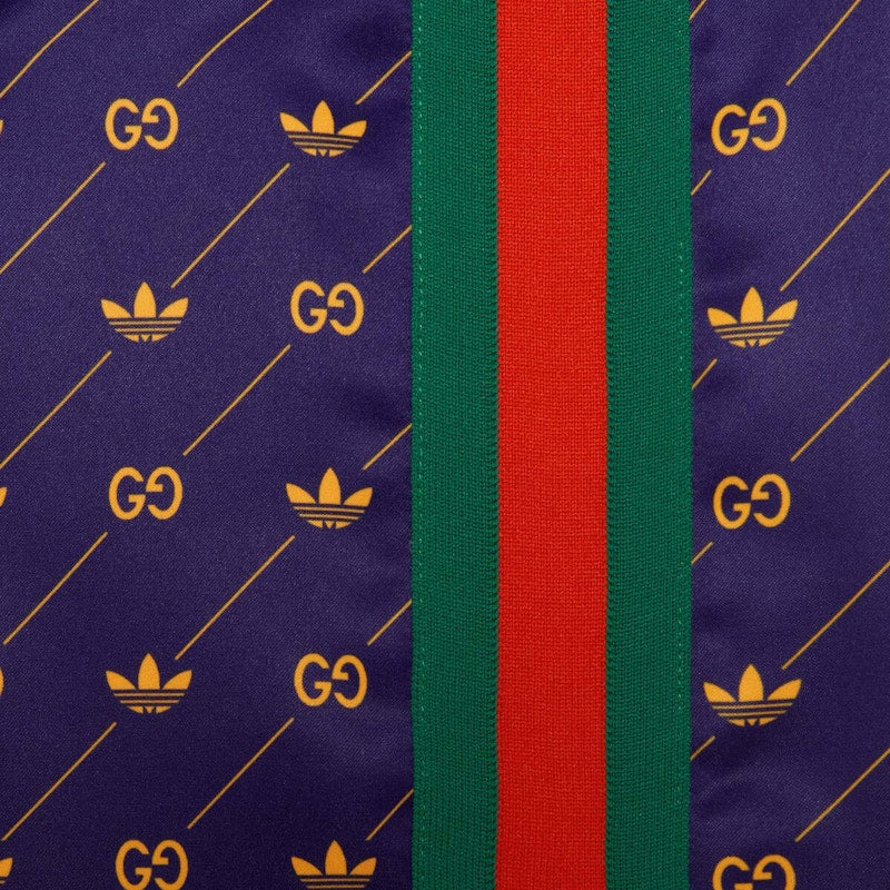 Gucci x adidas Trefoil Print Jacket Blue/Green