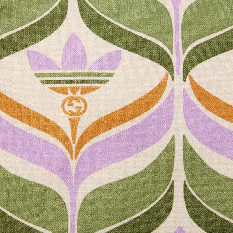 Gucci x adidas Trefoil Print Jacket Green/Ivory