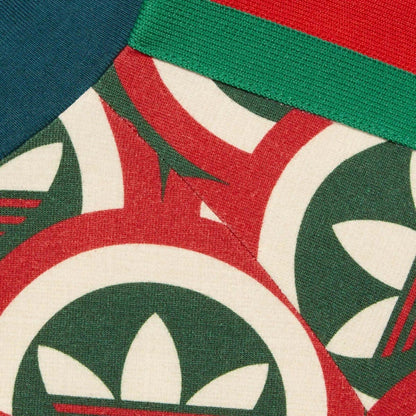 Gucci x adidas Trefoil Print T-Shirt Red/Green