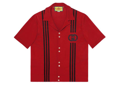 Gucci x adidas Viscose Shirt Red