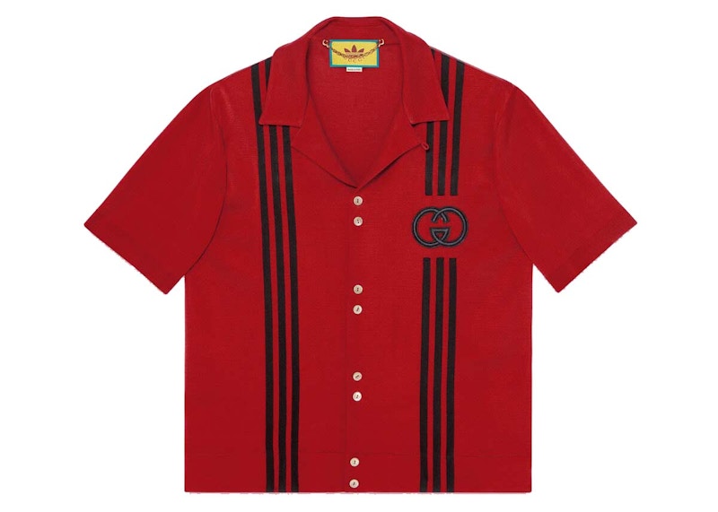 Gucci x adidas Viscose Shirt Red