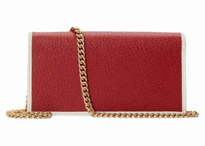 Gucci x adidas Wallet With Chain Red