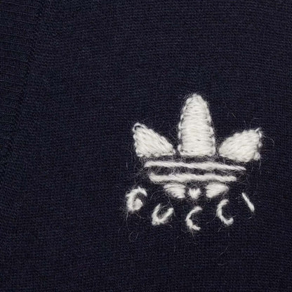 Gucci x adidas Wool Cardigan Navy
