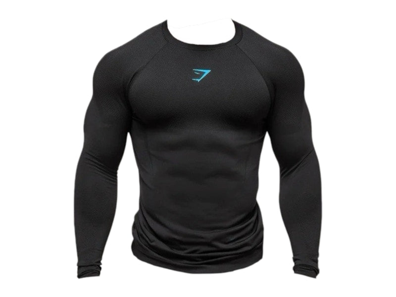 Gymshark Onyx Midnight 5.0 Seamless L/S T-shirt Black/Black