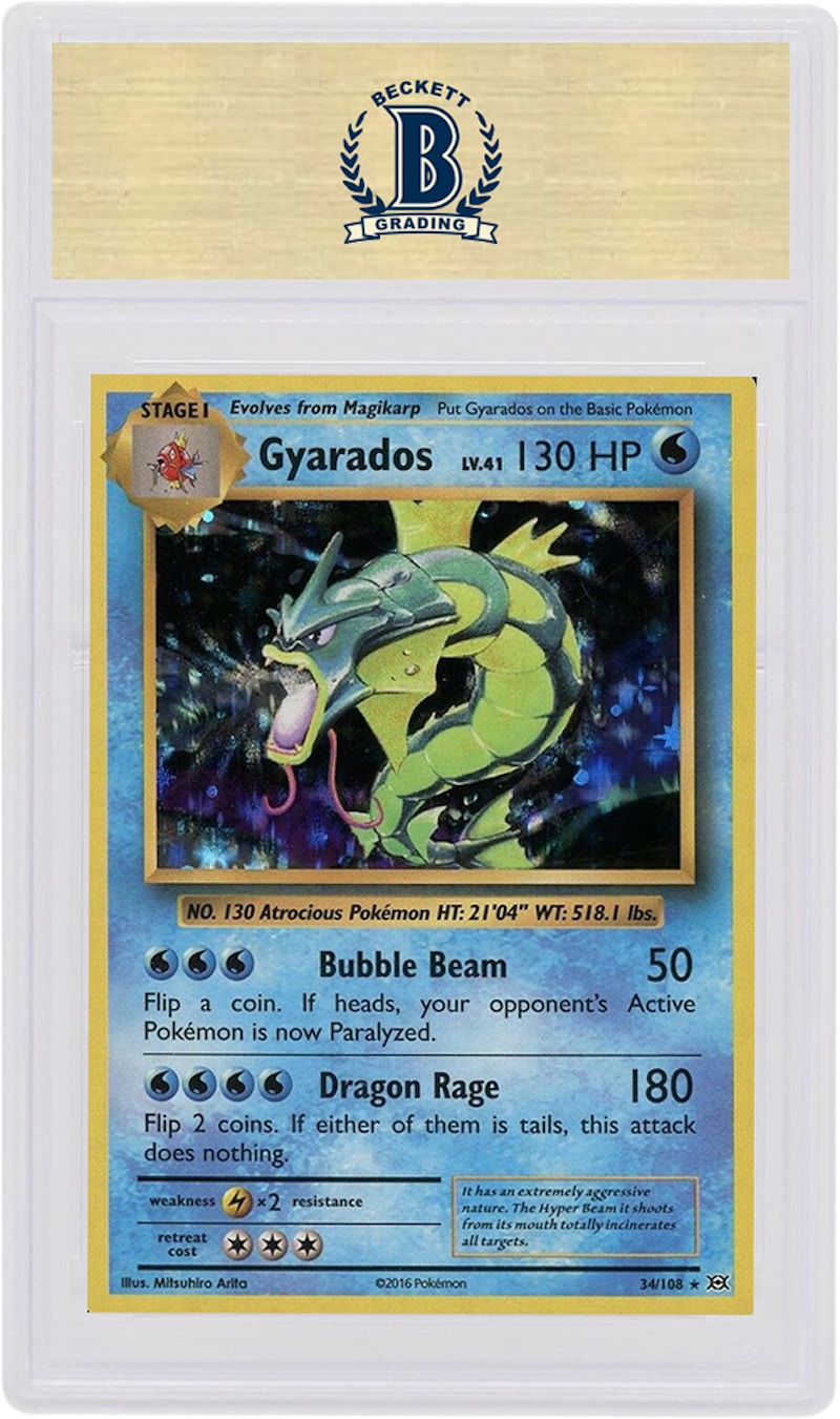 Gyrados 2016 Pokemon TCG Evolutions Holo #34 (PSA or BGS Graded)