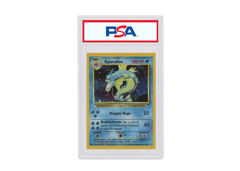 Gyrados-Holo 1999 Pokémon Base Set Unlimited #4/102 (PSA or BGS Graded)