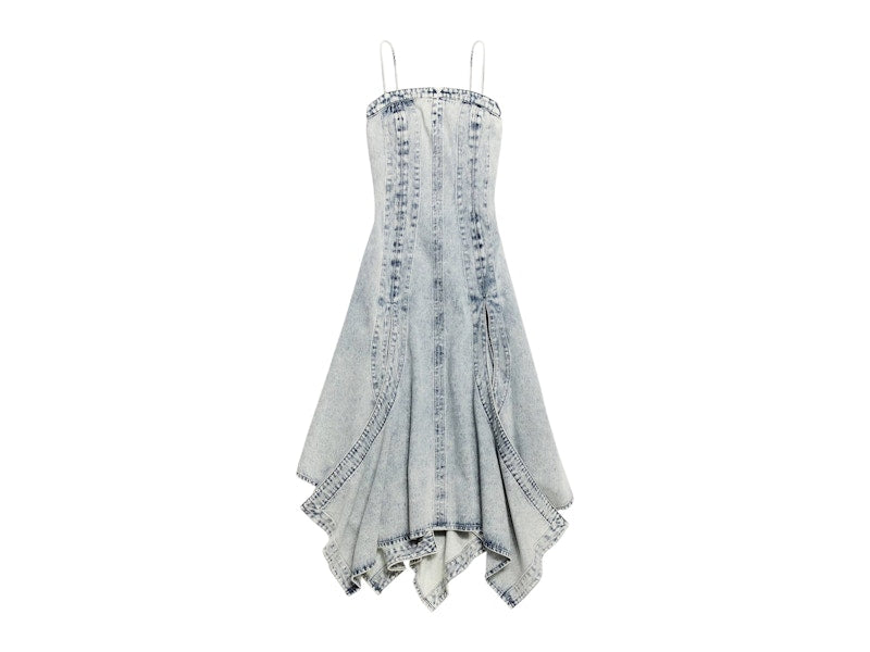 H&M x Glenn Martens Denim Dress Light Denim Blue