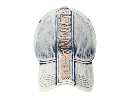 H&M x Glenn Martens Motif-Detail Denim Cap Light Denim Blue