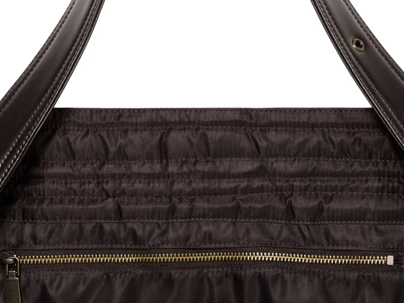 H&M x Glenn Martens Oversized Tote Bag Dark Brown