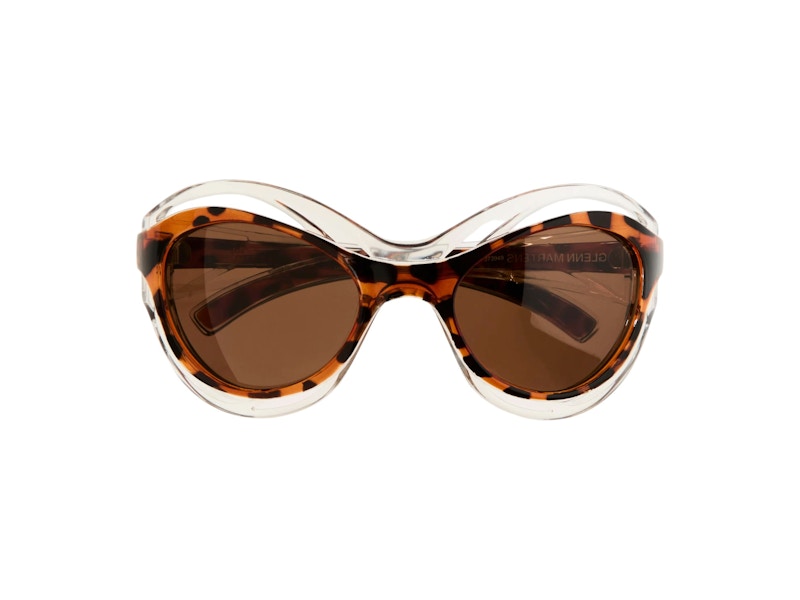 H&M x Glenn Martens Polarized Sunglasses Dark Brown