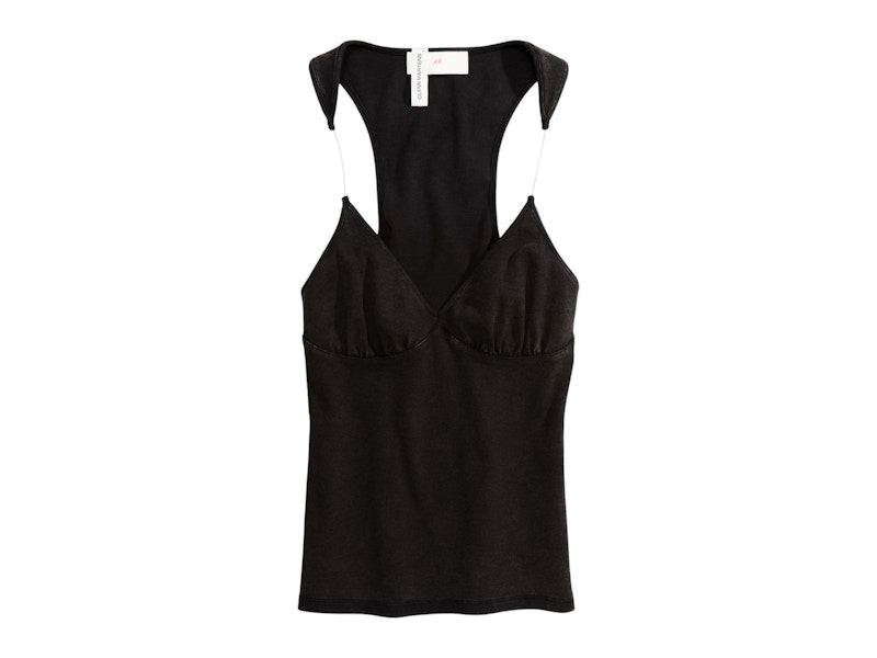 H&M x Glenn Martens Ribbed Tank Top Black