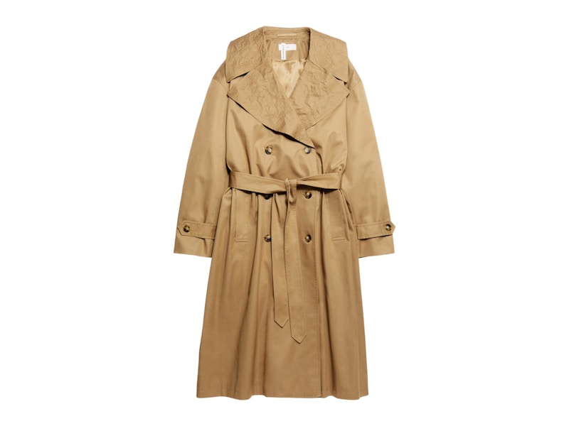 H&M x Glenn Martens Trench Coat Beige
