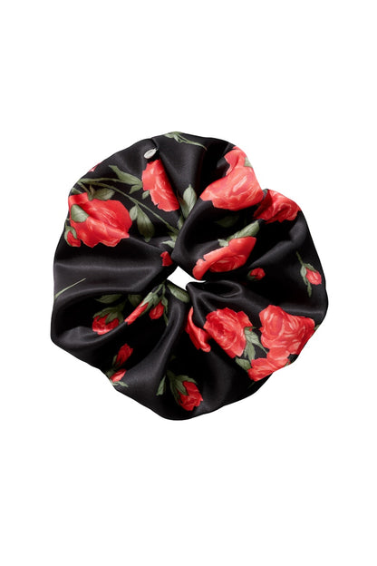 H&M x Magda Butrym Printed Scrunchie Black/Roses