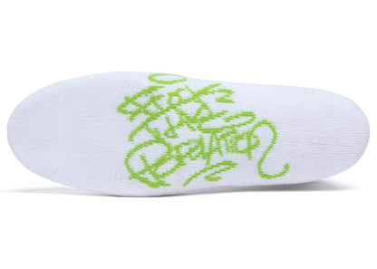 HUF x FTP Crew Socks White