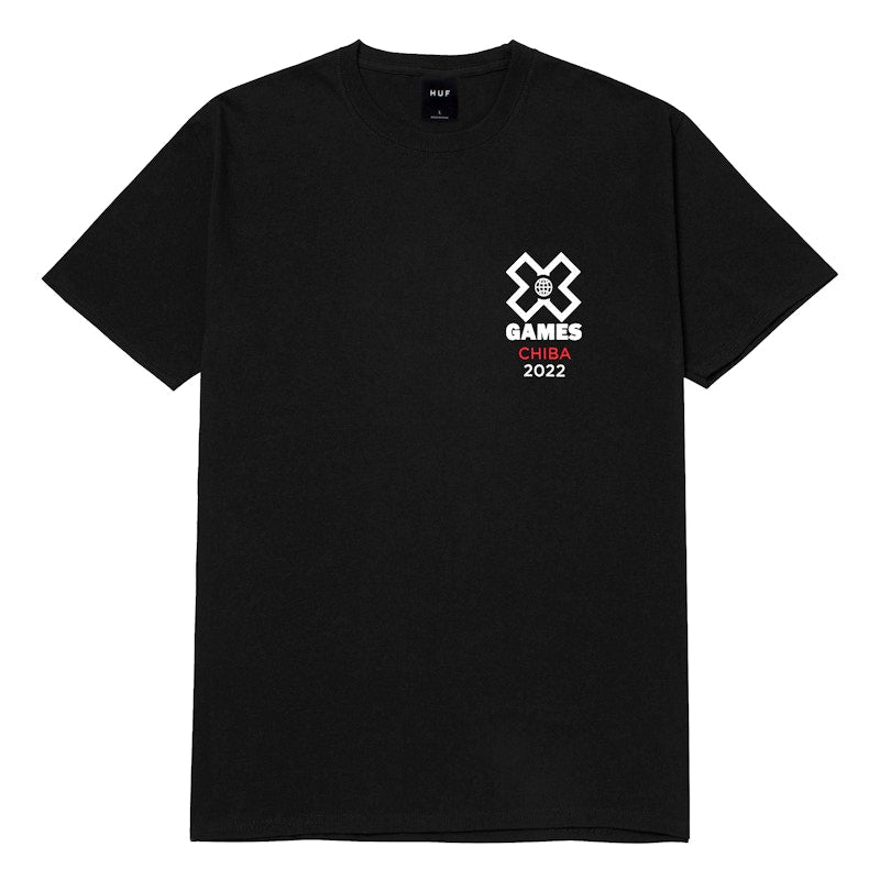 HUF x X Games Chiba 2022 T-Shirt Black