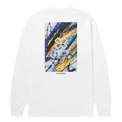 HUF x X Games Chiba 2022 x Meguru Yamaguchi L/S T-Shirt White