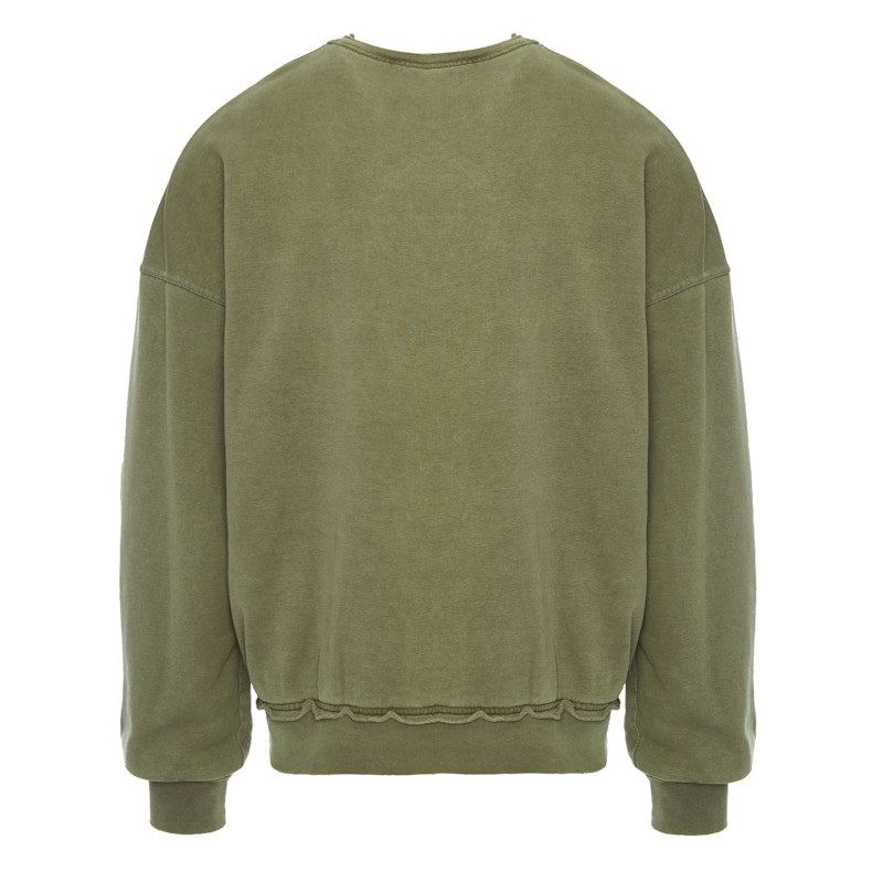 Haider Ackermann Perth Raw Edge Sweater Khaki