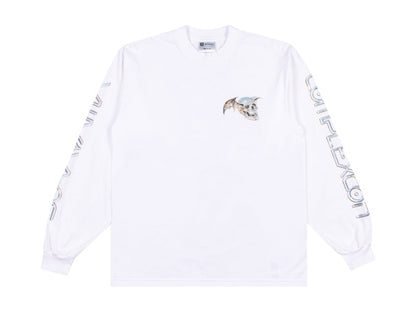 Hajime Sorayama x ComplexCon Skull Long Sleeve T-Shirt White