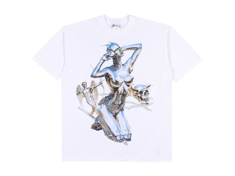 Hajime Sorayama x ComplexCon Skull Robot T-Shirt White
